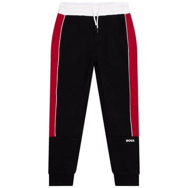 Pantalón BOSS negro para niños y adolescentes